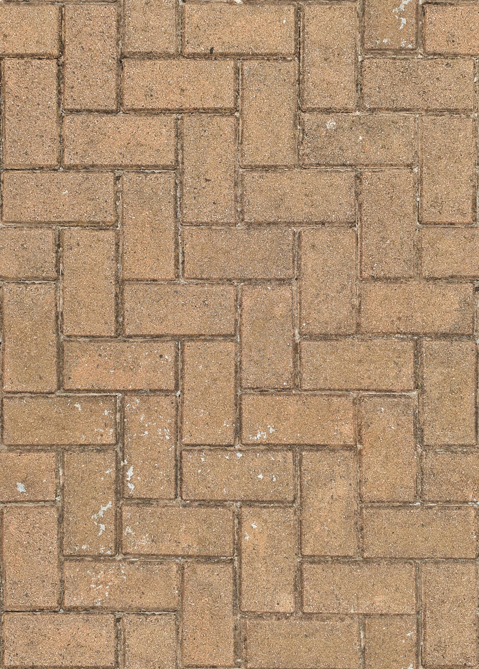 Travertine-look paver texture for a premium patio design